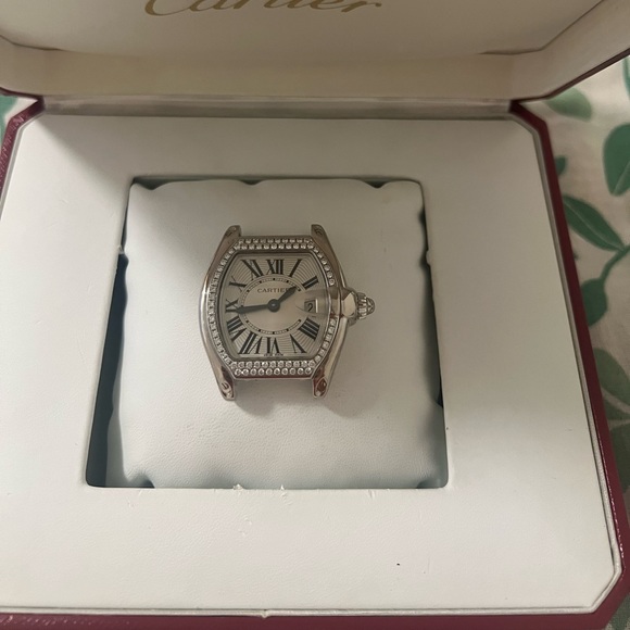 Cartier roadster 18k white gold original diamond - Picture 1 of 5